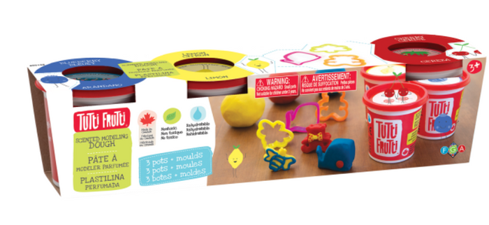 Tuttie Frutti 3 Pk Fruits Scents & Molds