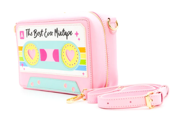 Best Ever Cassette Tape Bag-Pink