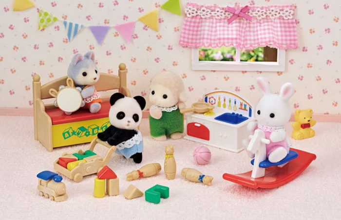 Baby Toy Box-Snow Rabbit & Panda