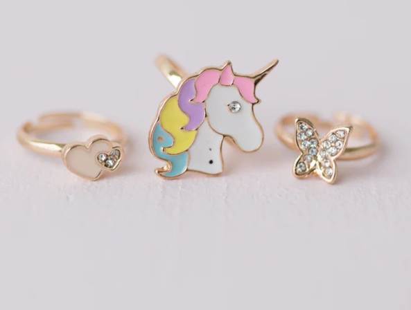 Butterfly & Unicorn Rings