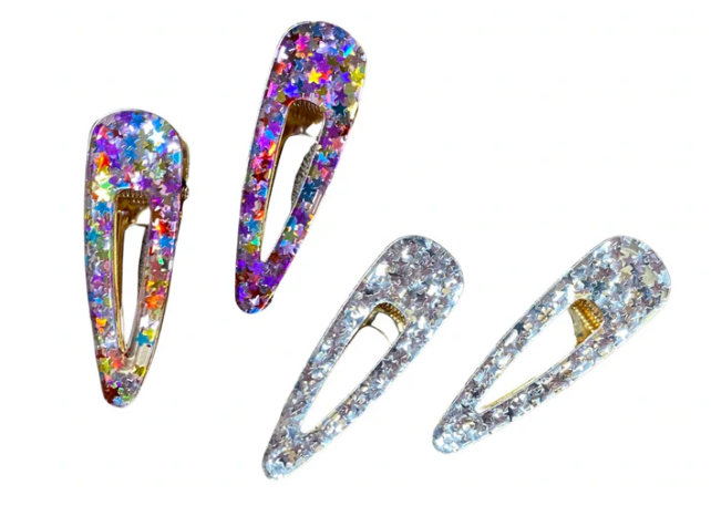 Gel Sparkle Hairclips