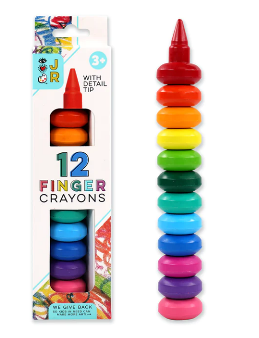 JR 12 Finger Crayons