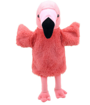 Flamingo-Animal Puppet Buddies