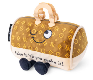 Plush Handbag-Fake It Til You Make It