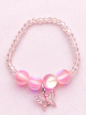 Holo Pink Crystal Bracelet