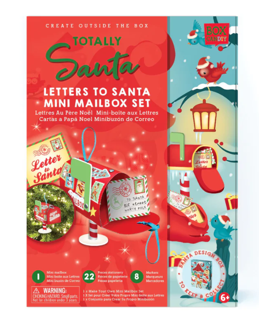 Totally Santa: Letters To Santa Mini Mailbox Set