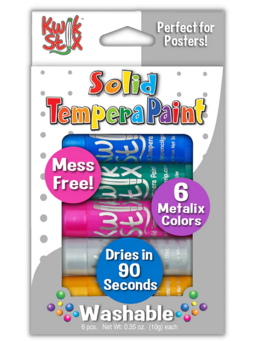 Metallic Tempura Paint Stick 6ct