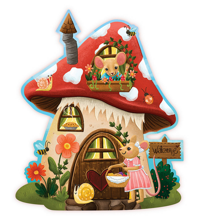 Mushroom House: FLOOR PUZZLE: