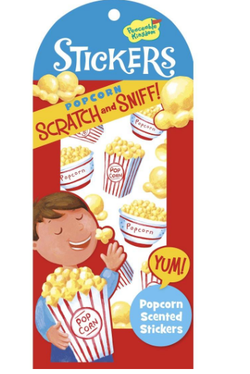 Popcorn Scratch & Sniff Stickers