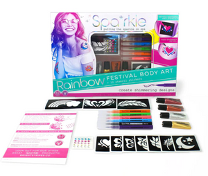 Rainbow Festival Body Art