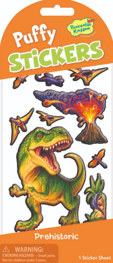 Puffy: Prehistoric Dinosaur Stickers