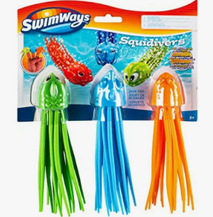 SwimWays SquidDivers Kids Pool Diving Toys