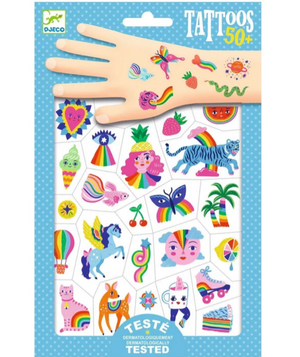 Rainbow Temporary Tattoos