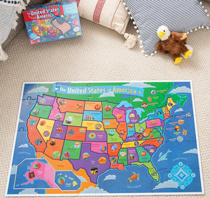 FLOOR PUZZLE: USA