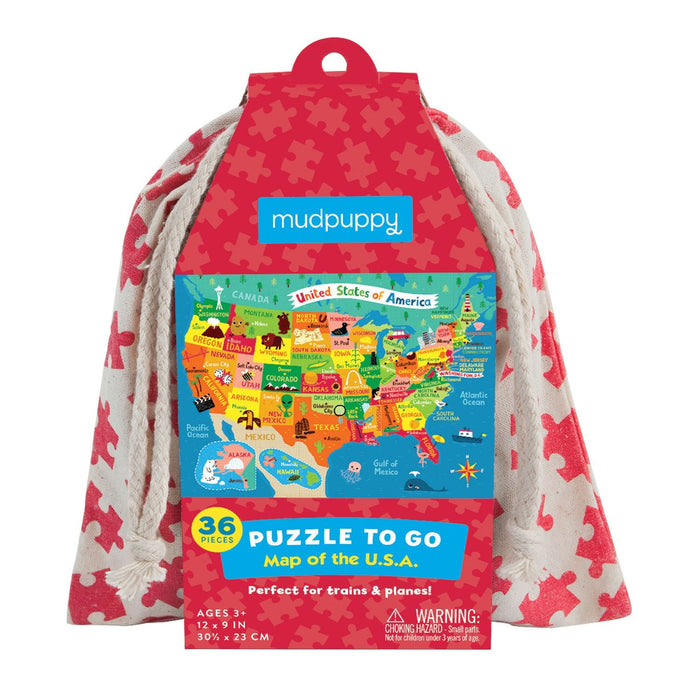 Map of the USA Puzzle To Go