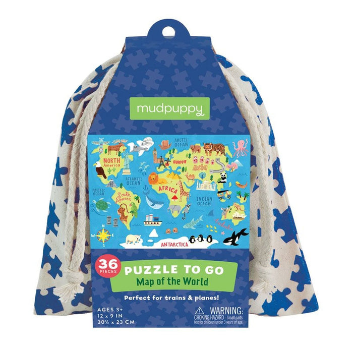 Map of the World Puzzle To Go