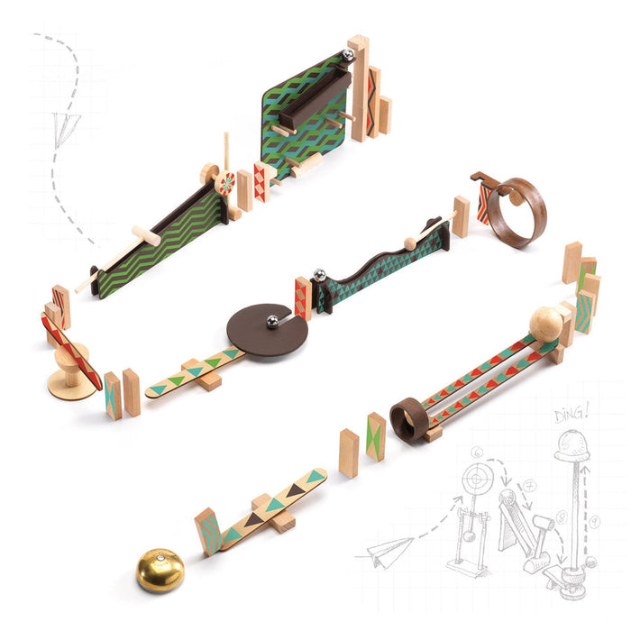 Zig & Go Big Boum Wall 48 pc Chain Reaction Construction Set