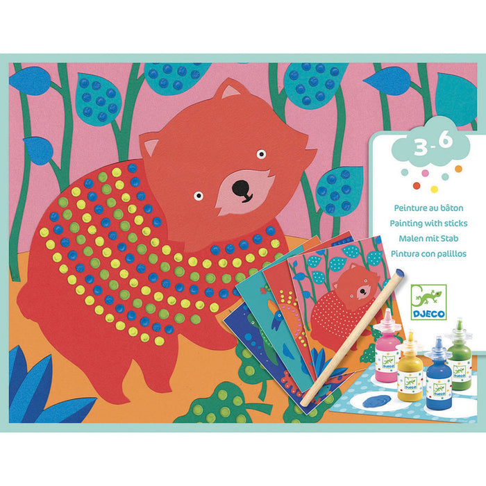 Pointillism Painting with Sticks Art Kit