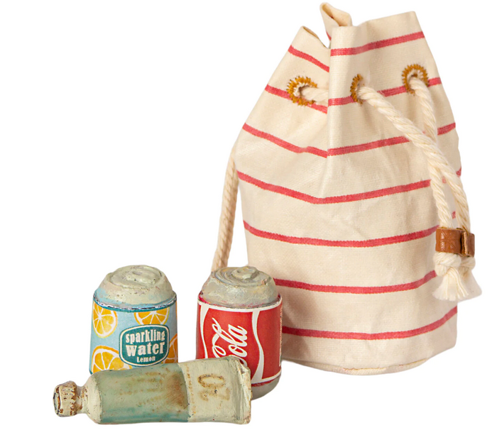 Maileg Mice Bag with Beach Essentials