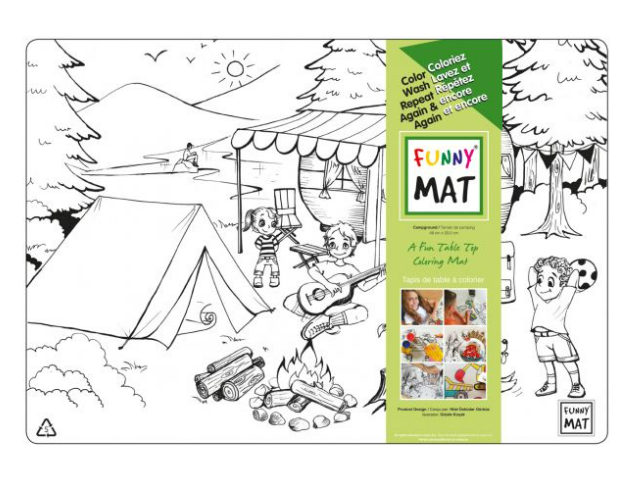 Campground Funny Mat