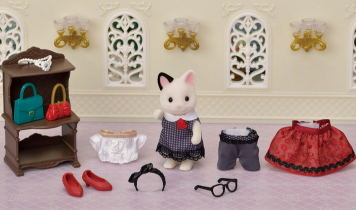 Tuxedo Cat Fashion Play Set