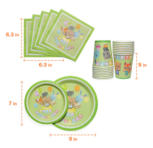 Bimi Boo Disposable Dinner Ware Set