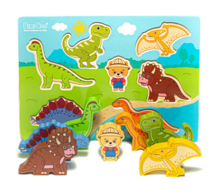 Wooden Chunky Dino Puzzle