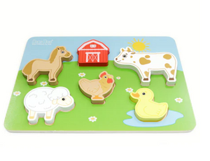 Wooden Chunky Farm Puzzle