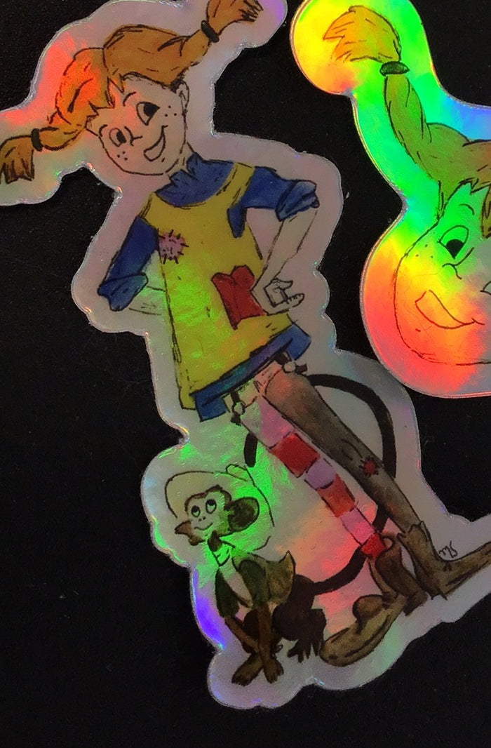 Pippi Longstocking Sticker