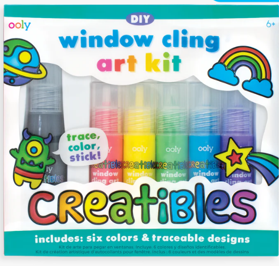 DIY Window Cling Art