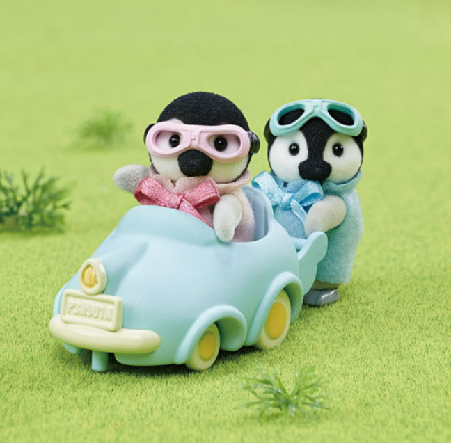Calico Critter Penguin Babies Ride n' Play