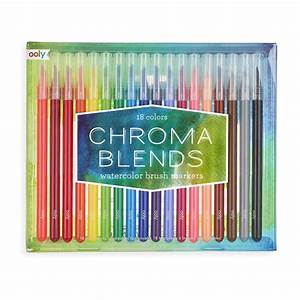 Chroma Blends Watercolor Brush Markers